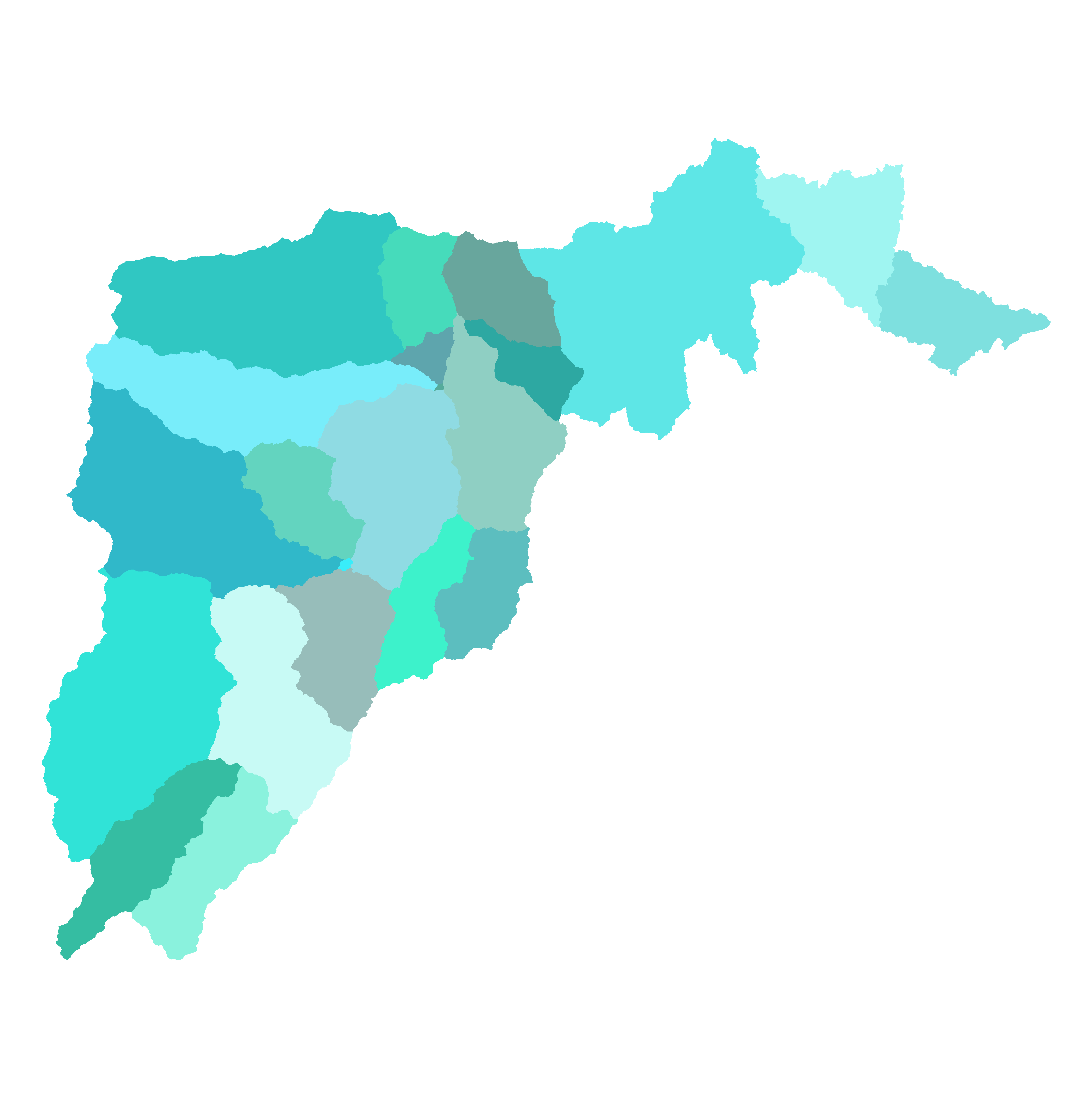 Subcuencas Río Samaná Sur
