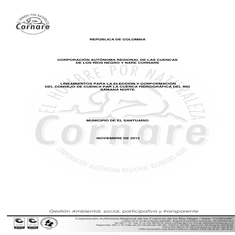 Lineamientos para la Conformación del Consejo de Cuenca