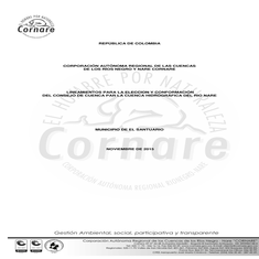 Lineamientos para la Conformación del Consejo de Cuenca