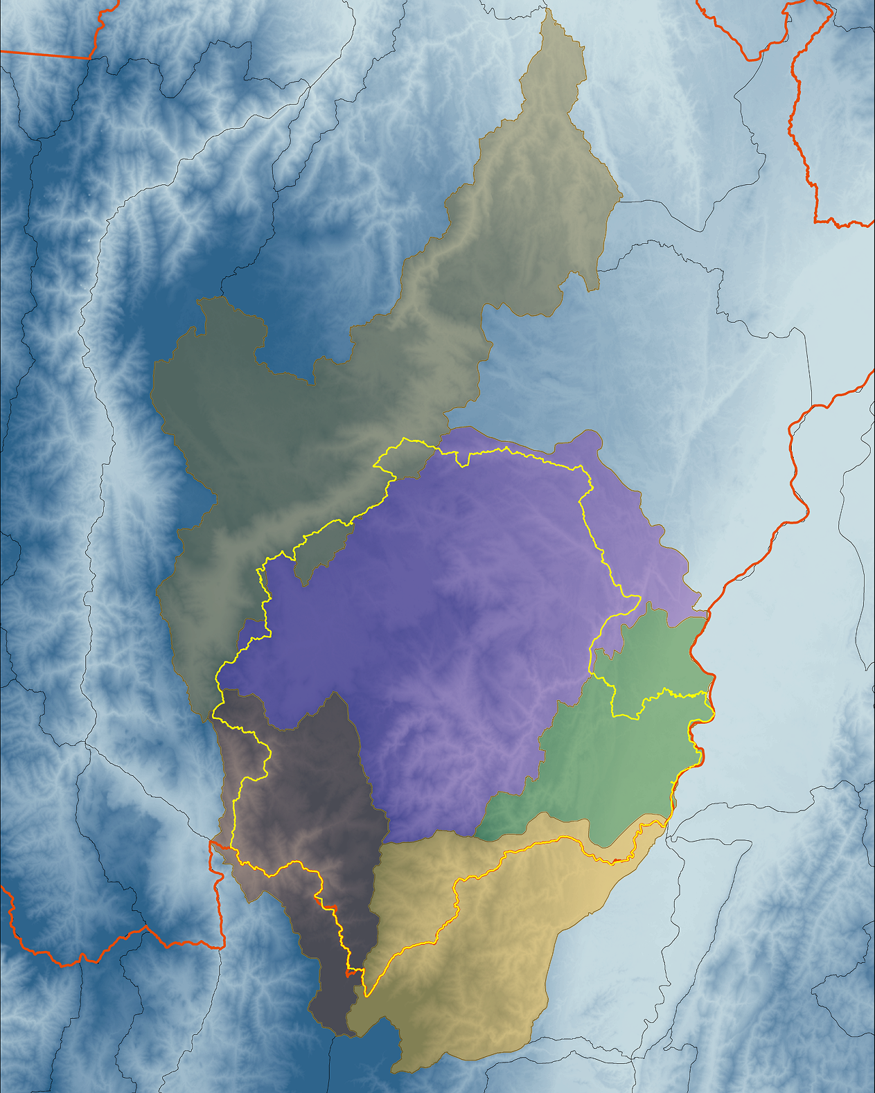 Cuencas objeto de ordenación y manejo